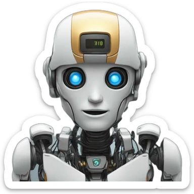 AI robo sticker