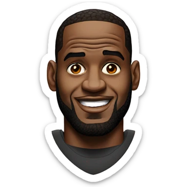 Zesty Lebron James sticker