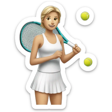 Tennis sticker