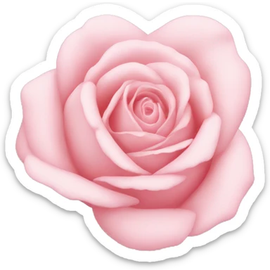 Cœur pastel rose sticker