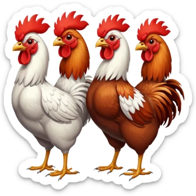 Rooster Squad sticker