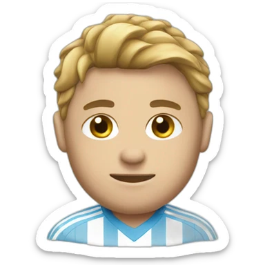 Argentina soccer jersey sticker