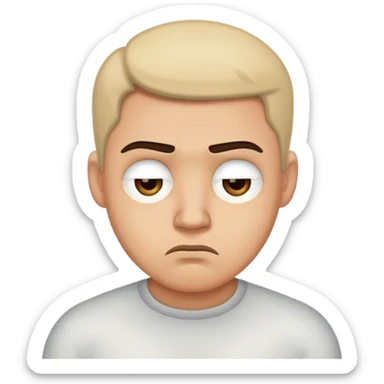 guy who's annoyed at someone else not doing his work sticker