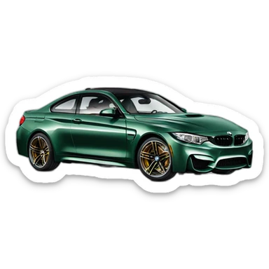 BMW m4 sticker