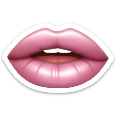 Aesthetic pink lips sticker