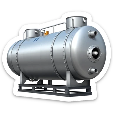 side view of a natural gas tanker sticker