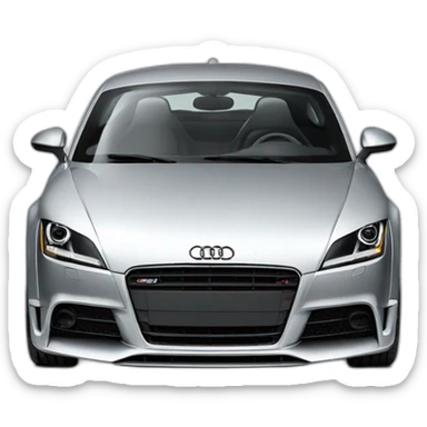 Audi TT silver sticker