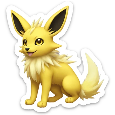 Jolteon-Umbreon full body sticker