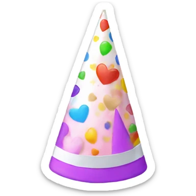 Birthday hat aesthetic  sticker