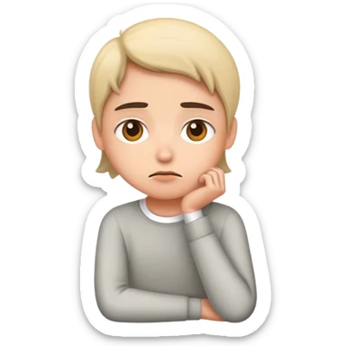 Waiting for work to be done sticker