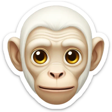 Macaco albino sticker