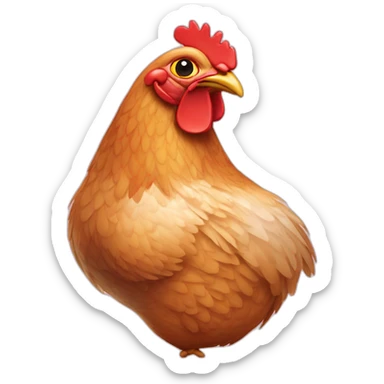 cuisse de poulet sticker