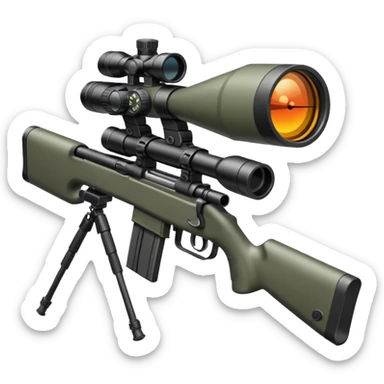 Sniper rifle sticker