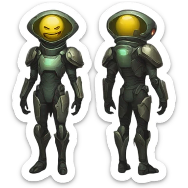 alien bar scifi roguelike rpg style inspired by slay thee spire sticker