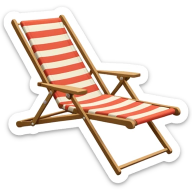 Deckchair sticker