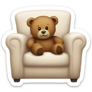 Cozy teddybear sticker