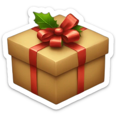 christmas gift sticker