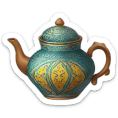 Marrocan tea sticker