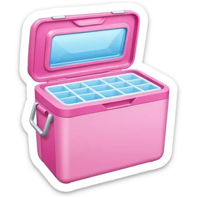 pink cooler sticker
