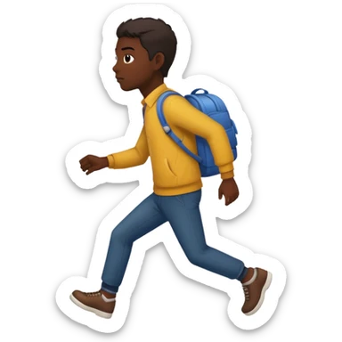 fleeing Iranians, in profile sticker