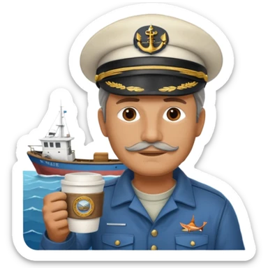 fishing vessel captain sticker