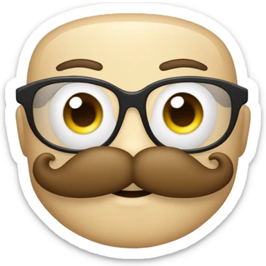 rana con bigote sticker