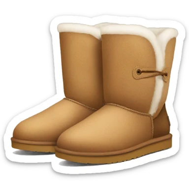 Cute Ugg boots sticker