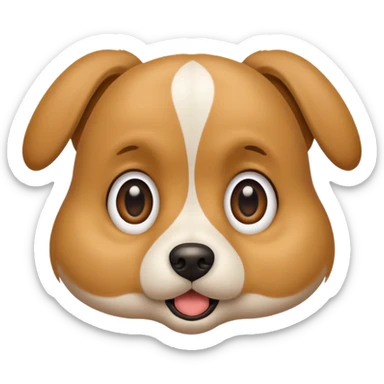 Chien choqué  sticker