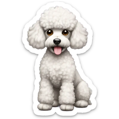 Poodle  sticker