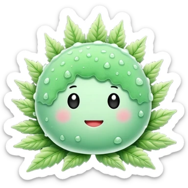 mochi weed  sticker