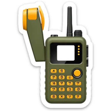 army walkie talkie sticker