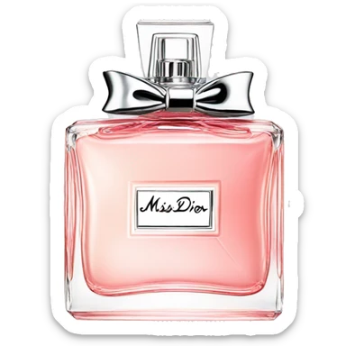 miss dior perfume sticker