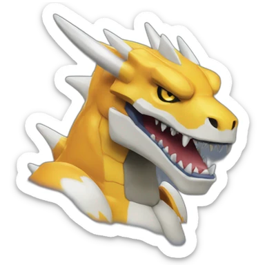digimon greymon sticker