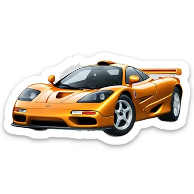 mclaren F1 car sticker