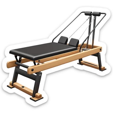 pilates reformer exercise equipment sticker