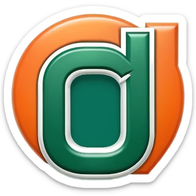 Miami Hurricanes logo sticker