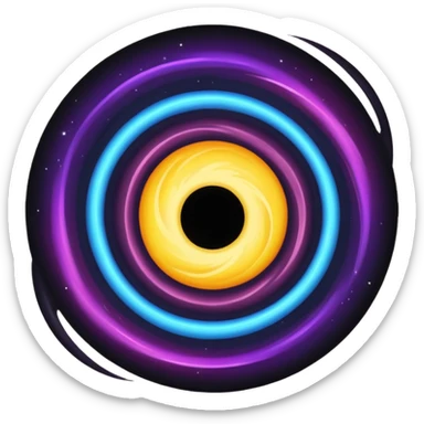 black hole sticker