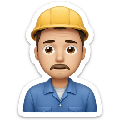 CANSADO LLEGANDO DE TRABAJO sticker