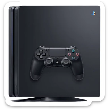 ps4 slim console only sticker