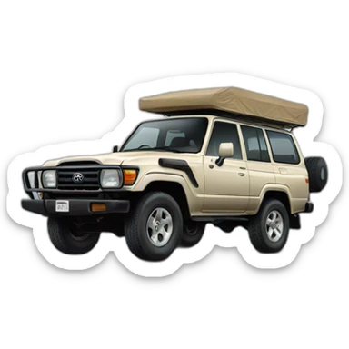 Toyota Land Cruiser 1988 sticker
