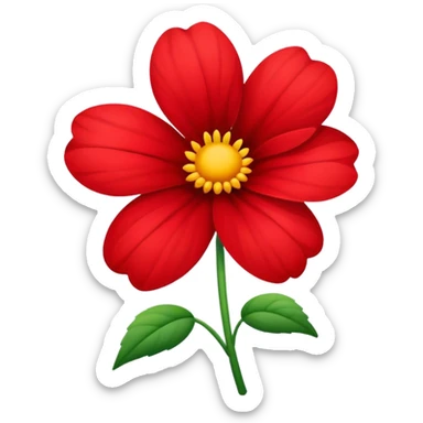 Flower sticker