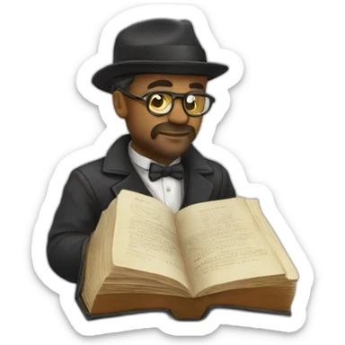 Das Kapital Book sticker