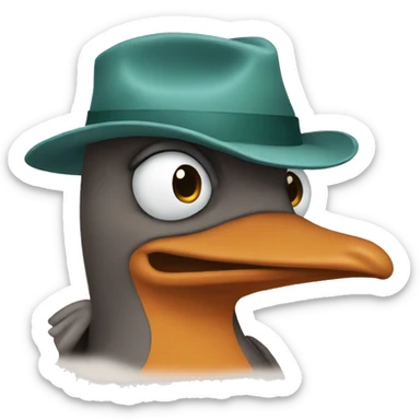 perry the platypus sticker