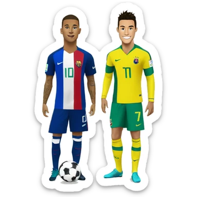 Neymar jr et cristiano Ronaldo  sticker