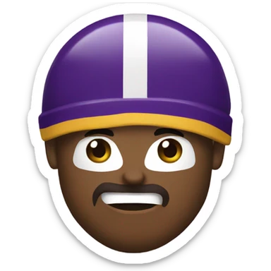 Minnesota Vikings football emoji sticker