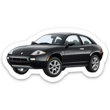 fiat coupe modern suv crossover X6 sticker