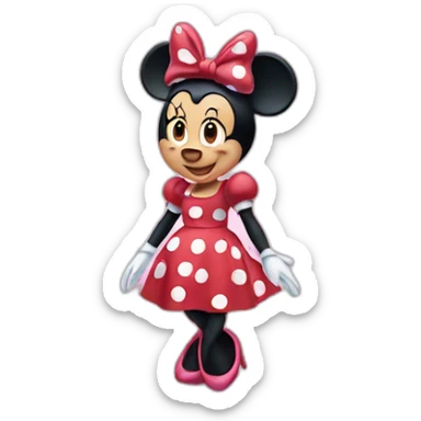 minnie mouse emoji sticker