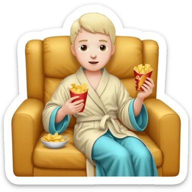 couch potato sticker