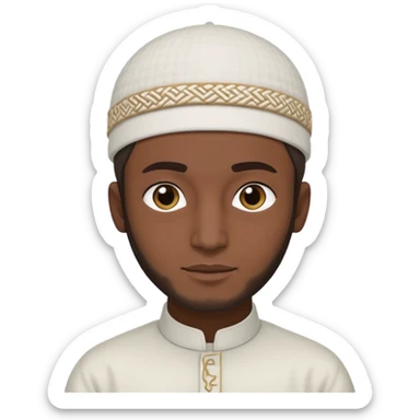 cool Muslim man sticker