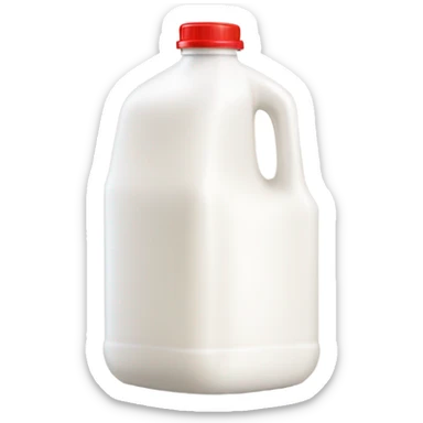 Whole milk sticker